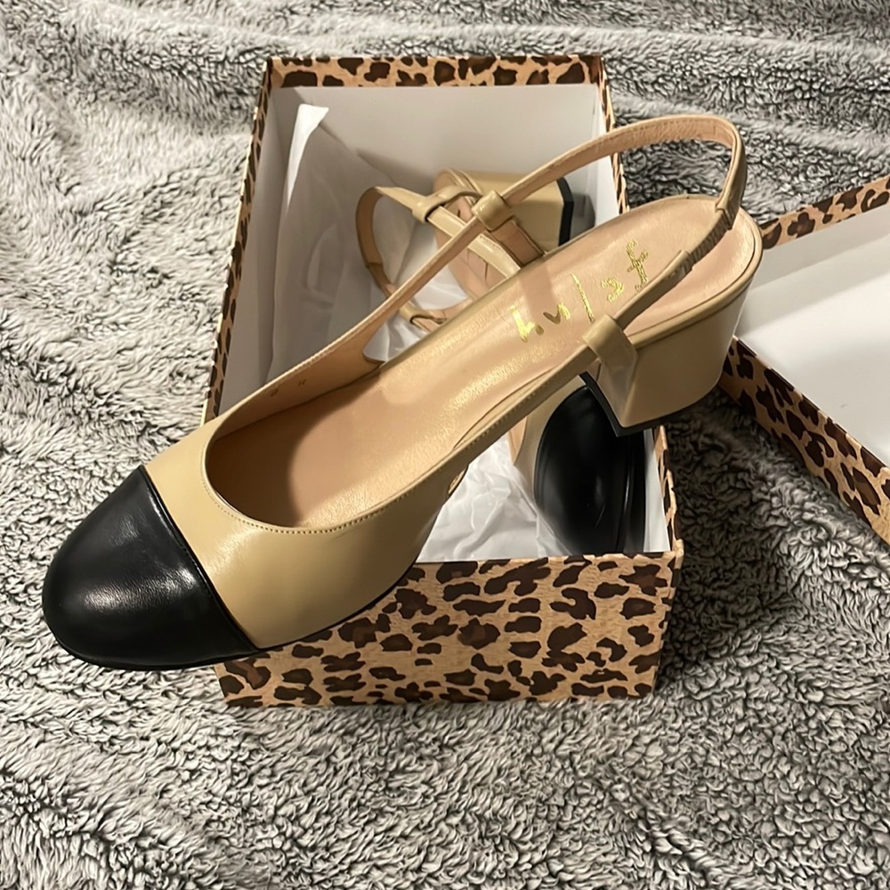 French Sole Baton Heels